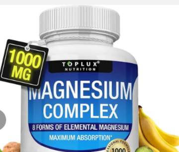Complexo Multivitamínico de Magnésio 1000mg Saúde e Beleza, Cabelo