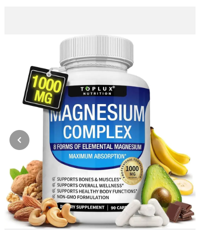 Complexo Multivitamínico de Magnésio 1000mg Saúde e Beleza, Cabelo