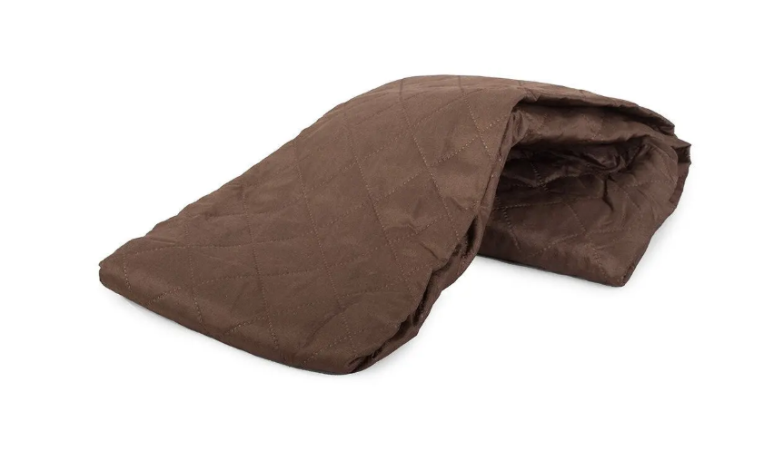 Capa de sofá reversível branca e marrom – Estilo, proteção e conforto em um só produto